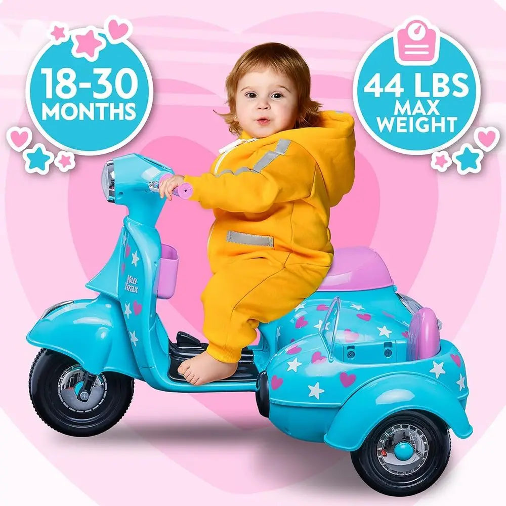 Starlight Kids Scooter With Sidecar For Doll Or Bear