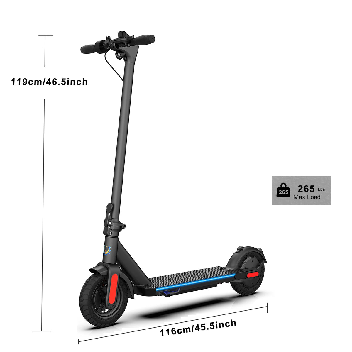 CAROMA 500W Foldable Electric Scooter 40 to 60 Km Range