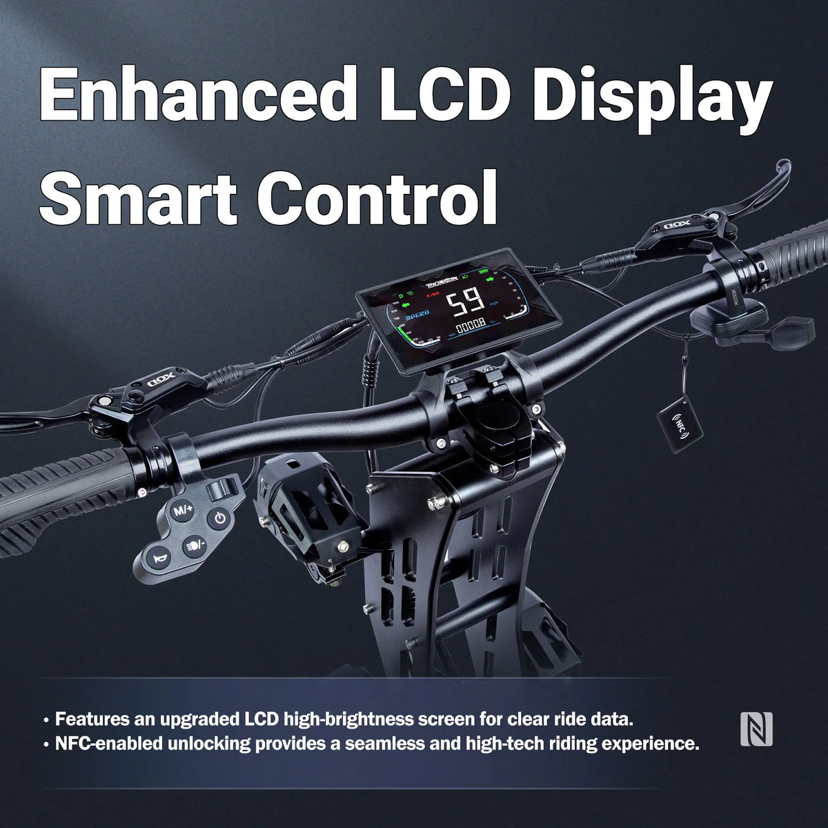 Toursor 10000W Dual Motor Electric Scooter 72V 40Ah LCD Foldable Range 120km