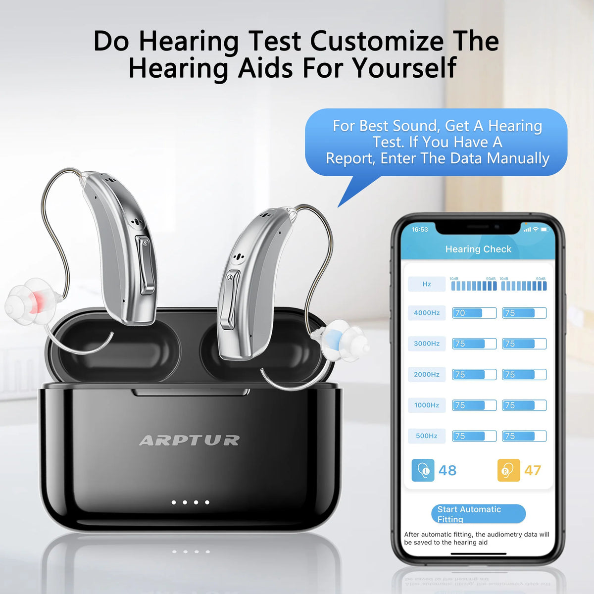 Zepau Rechargeable Hearing Aids With App Control And Noise Cancellation