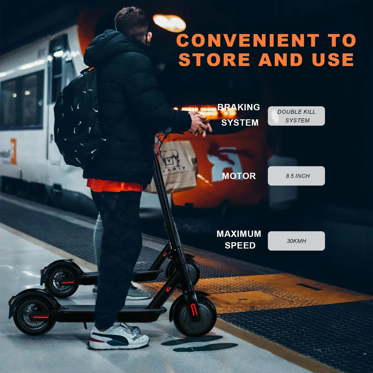 Freeboy J-03 Electric Scooter 350W 36V 10.4Ah Folding