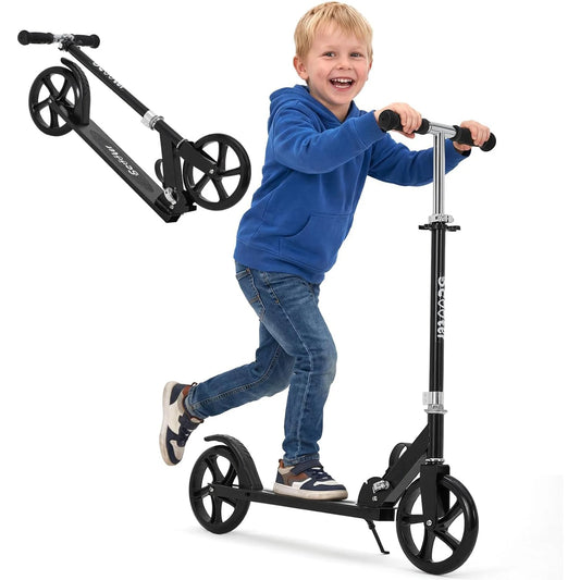 HiMISS Urban Ride Kick Scooter for Kids Teens Foldable Aluminum
