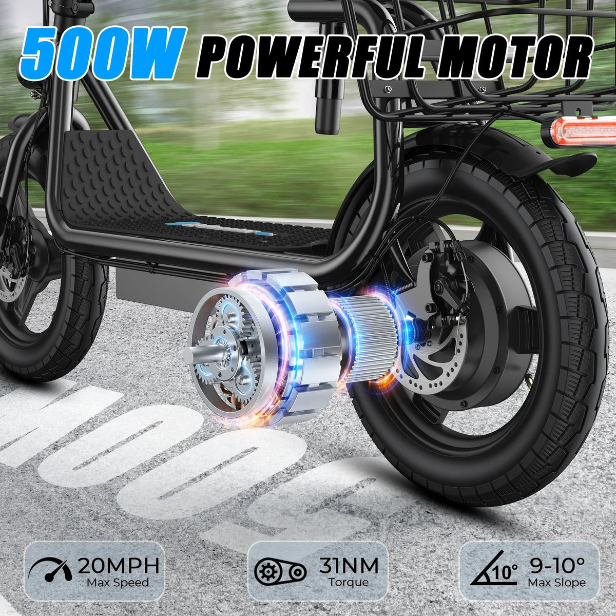 Varun P2 500W Escooter Foldable City Commuter 40 To 60km