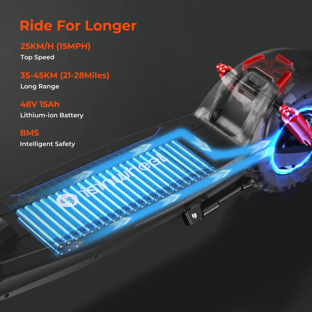 GT2 Electric Scooter 1000W 48V Foldable Off Road 11 Inch