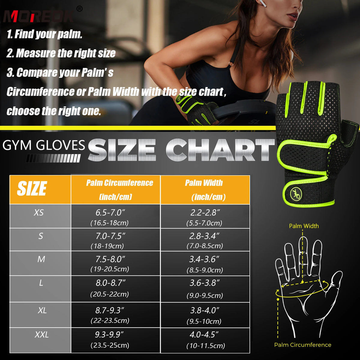 Universal Gym Gloves For Men Women Weight Lifting Fitness Training