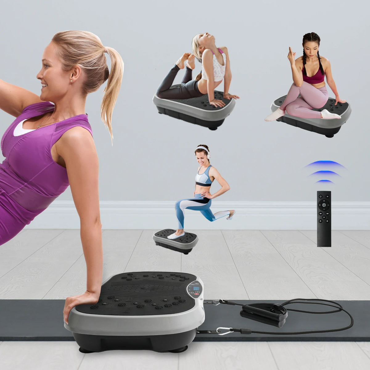 Vibration Plate Exercise Machine For Whole Body Fat Burning Fitness