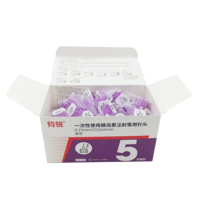 Wholesale Disposable Medical Consumables Sterilization Painless injection pen needle single use 32G 4mm 31G 5mm 31G 6mm 31G 8mm