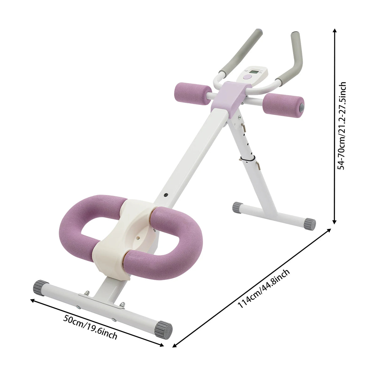 Foldable Abdominal Trainer Machine For Home Gym Height Adjustable Incline