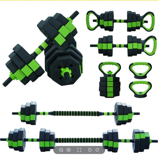 HiMISS 66lbs 88lbs 4 In 1 Adjustable Kettlebell Dumbbell Set For Home Gym