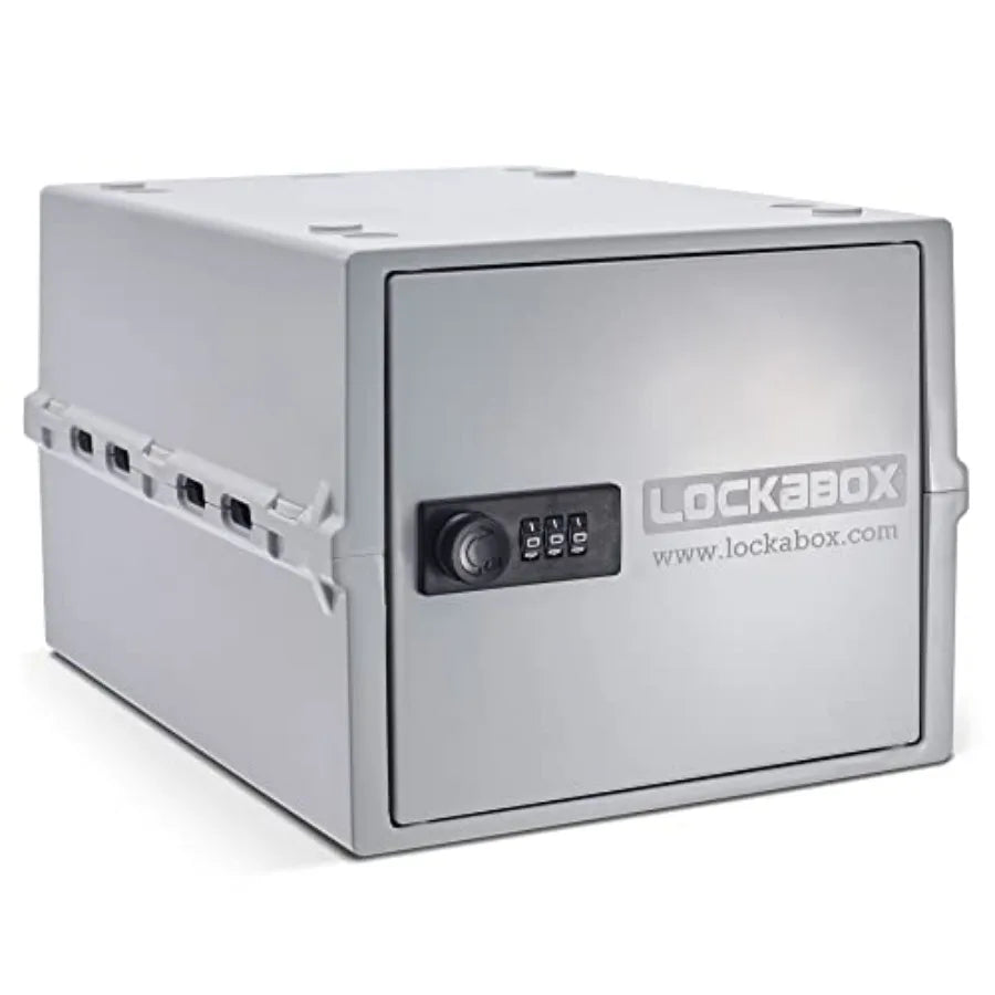 One™ Premium Lock Box Medium Combination Lock Box For Food, Medicine and Home Safety External Size 12 x 8 x 6.6 Inch