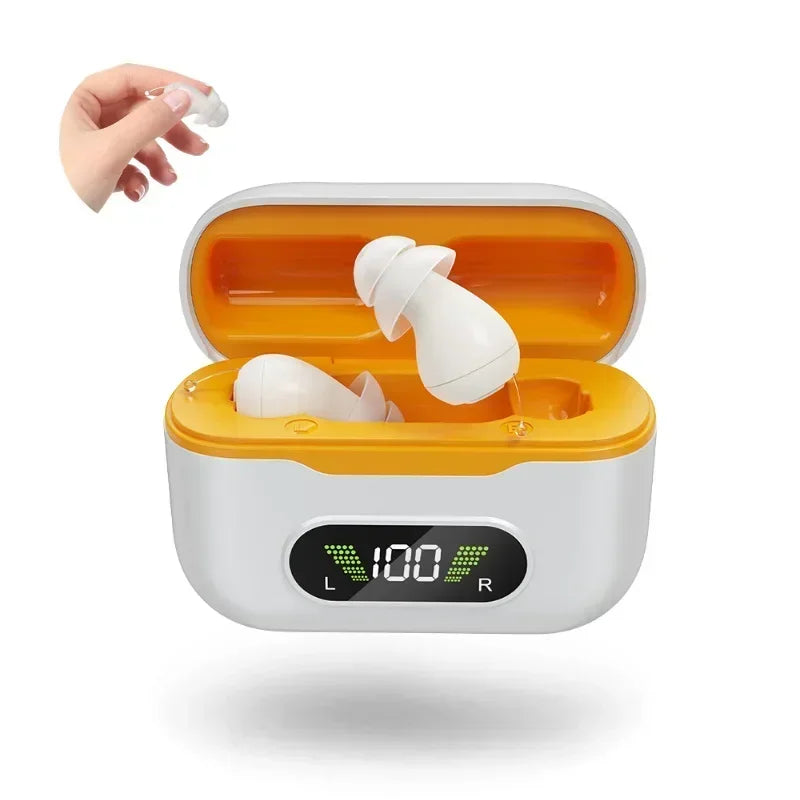 Rechargeable Invisible CIC Hearing Aid With Automatic Noise Reduction