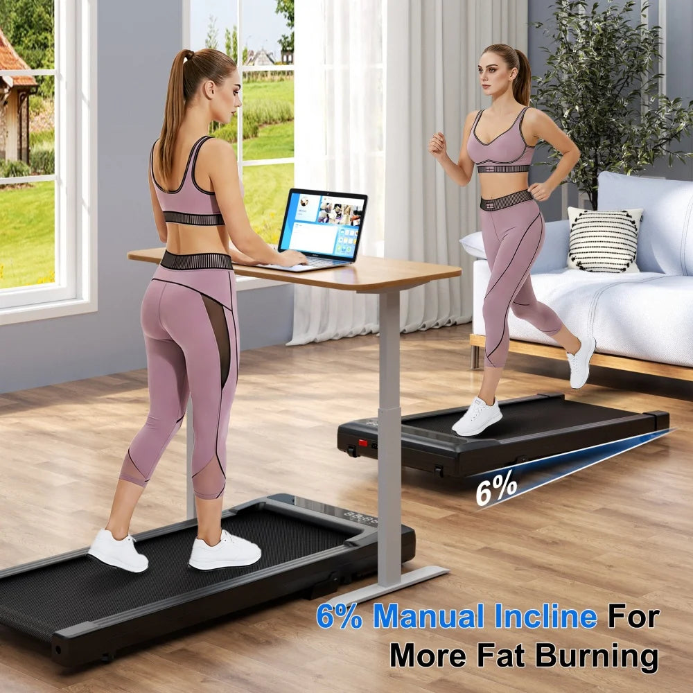 Superun Foldable Treadmill Six Percent Incline Bluetooth Two Point Five HP Motor
