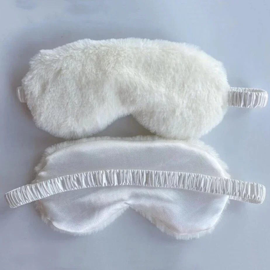 Soft Plush Light Blocking Sleep Mask for Restful Naps
