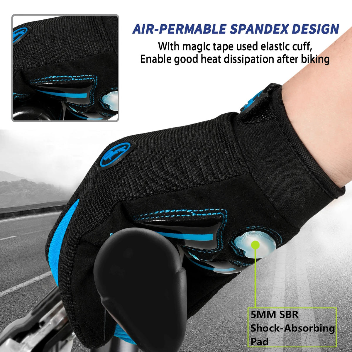 Racing Gloves Breathable MTB Road Cycling Touchscreen Unisex