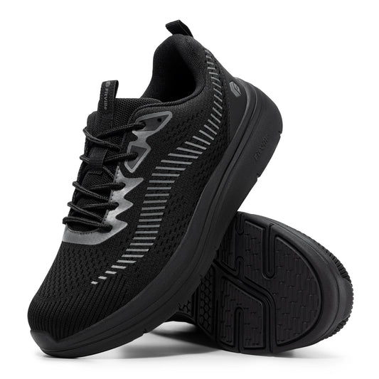 FitVille Men's Orthopedic Walking Sneakers for Foot Pain Relief