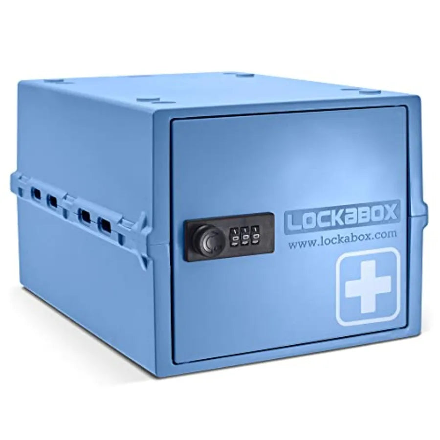 One™ Premium Lock Box Medium Combination Lock Box For Food, Medicine and Home Safety External Size 12 x 8 x 6.6 Inch