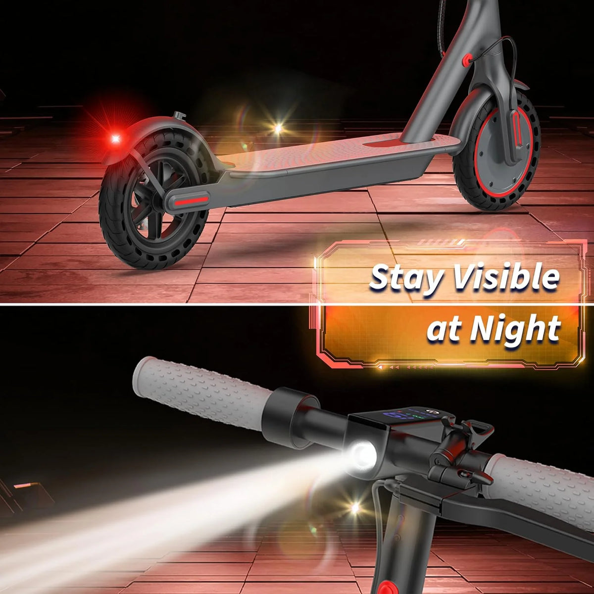 AOVOPRO ES80 Electric Scooter 350W Foldable 19 MPH Max Speed
