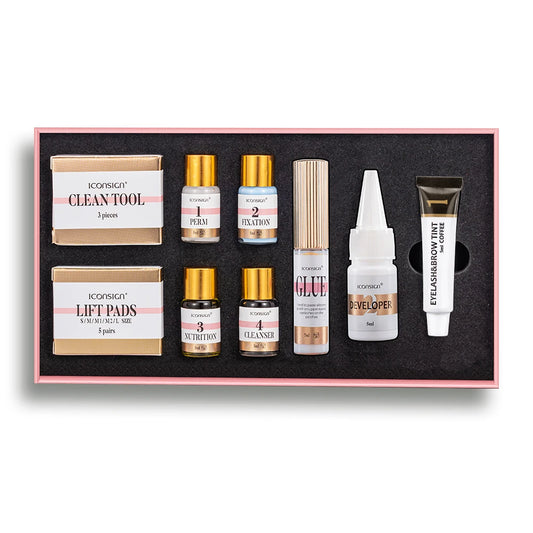 ICONSIGN Professional Lash Lift and Tint Kit for Eyelash Curling