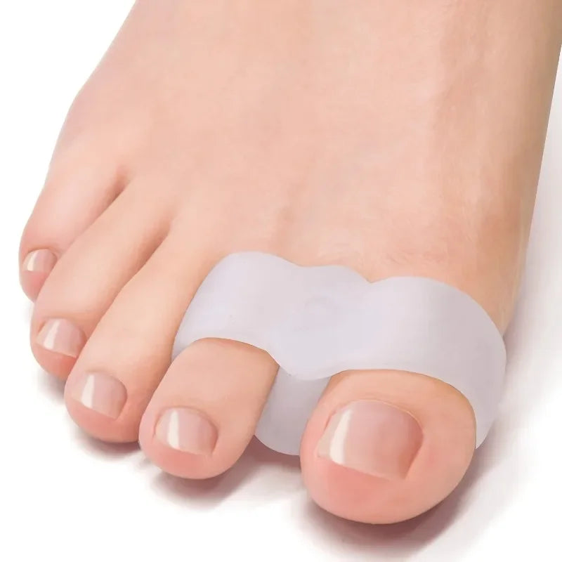 Silicone Double Loop Toe Separators Cushions For Daily Foot Care
