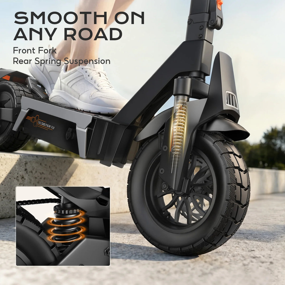 FENGQS ONECNA T2 1200W Dual Motor Foldable Electric Scooter