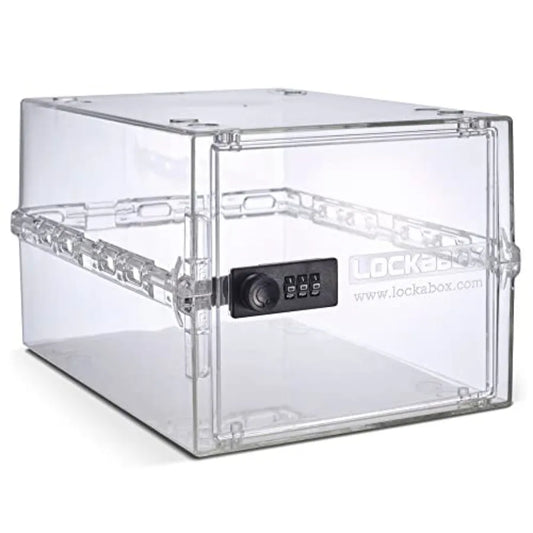 One™ Premium Lock Box Medium Combination Lock Box For Food, Medicine and Home Safety External Size 12 x 8 x 6.6 Inch