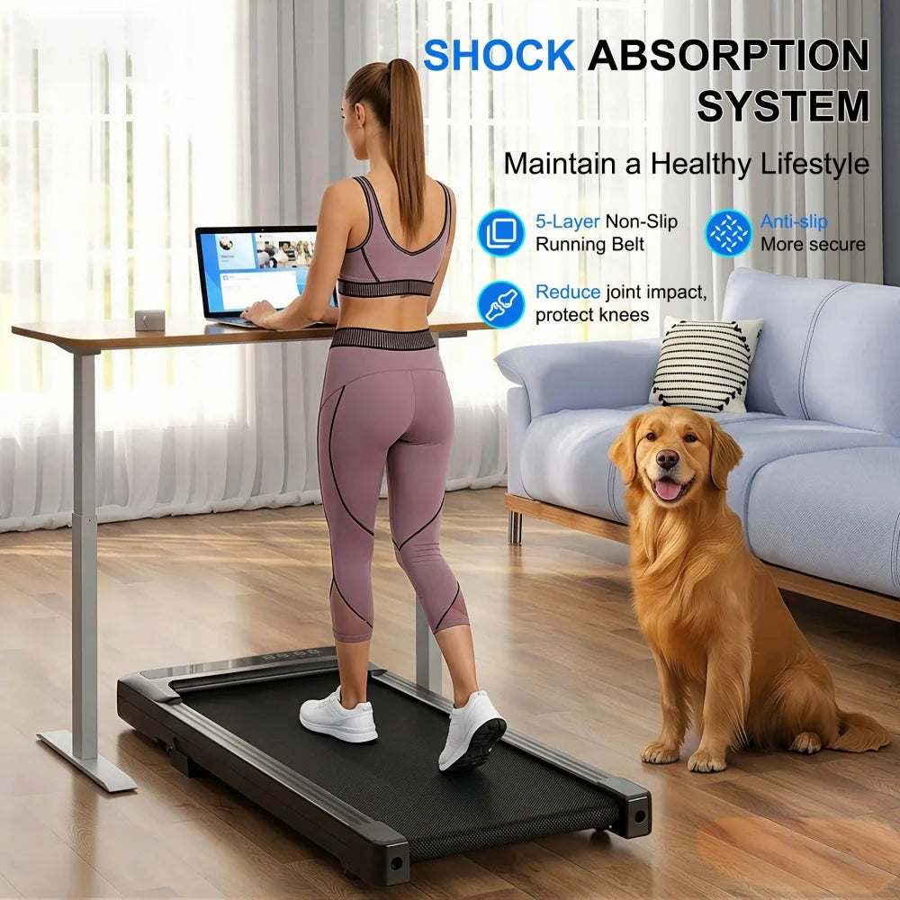 Superun Foldable Treadmill Six Percent Incline Bluetooth Two Point Five HP Motor