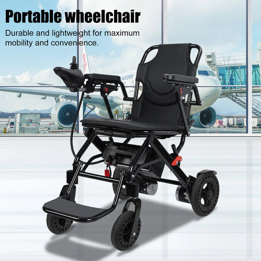 Walker Walking Aid, Electric Wheelchair,Lightweight Electric Wheelchair for Adults, Portable Wheelchair with 500W Motors,12 Mi