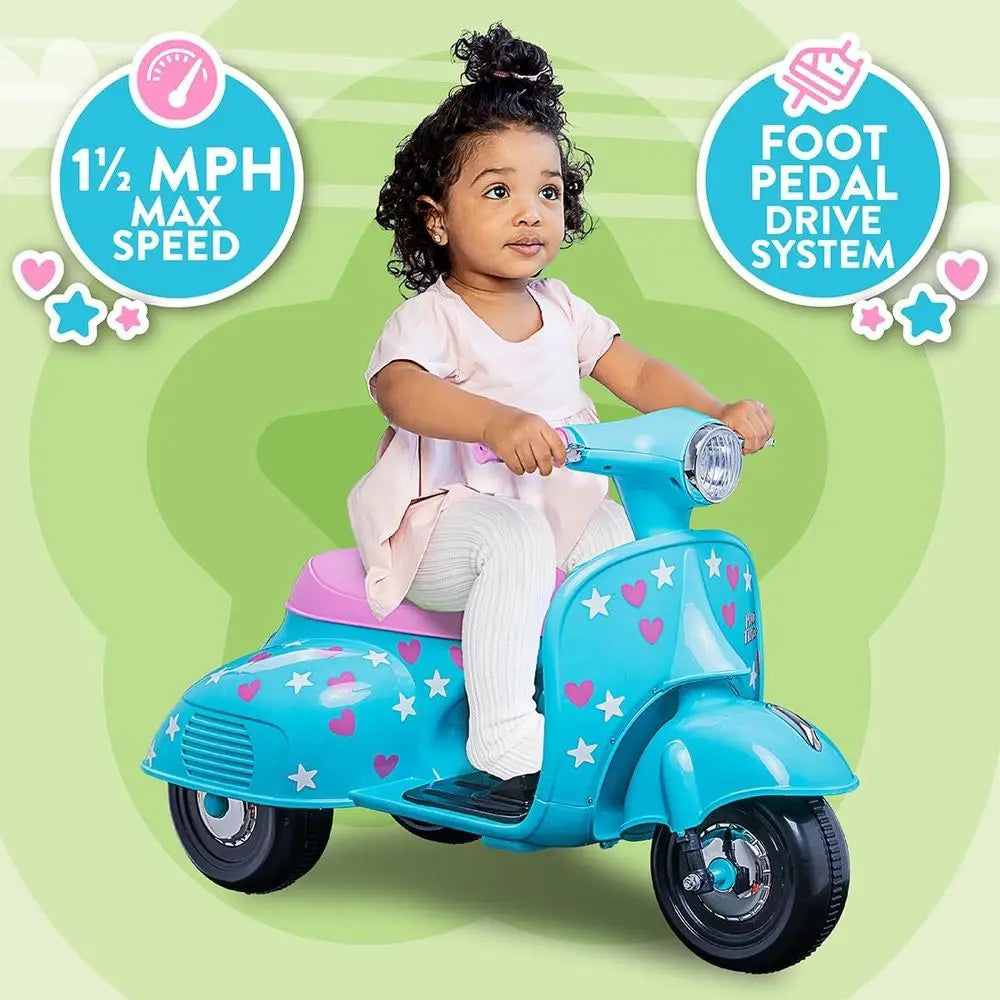 Starlight Kids Scooter With Sidecar For Doll Or Bear