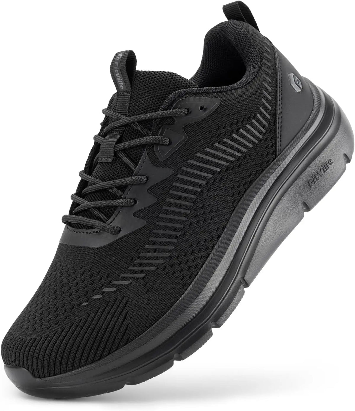 FitVille Men's Orthopedic Walking Sneakers for Foot Pain Relief