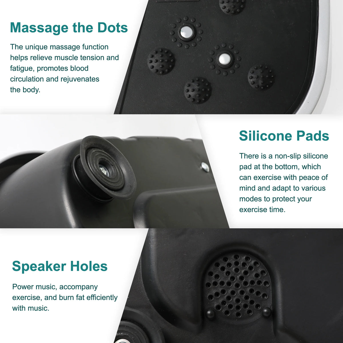 Vibration Plate Exercise Machine For Whole Body Fat Burning Fitness