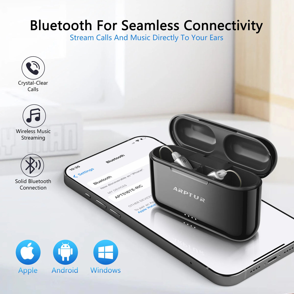 Zepau Rechargeable Hearing Aids With App Control And Noise Cancellation