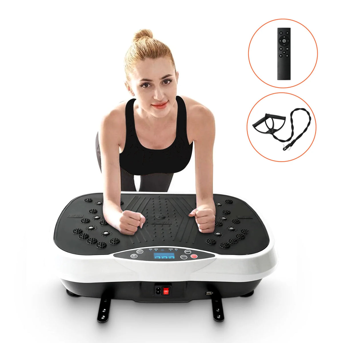 Vibration Plate Exercise Machine For Whole Body Fat Burning Fitness