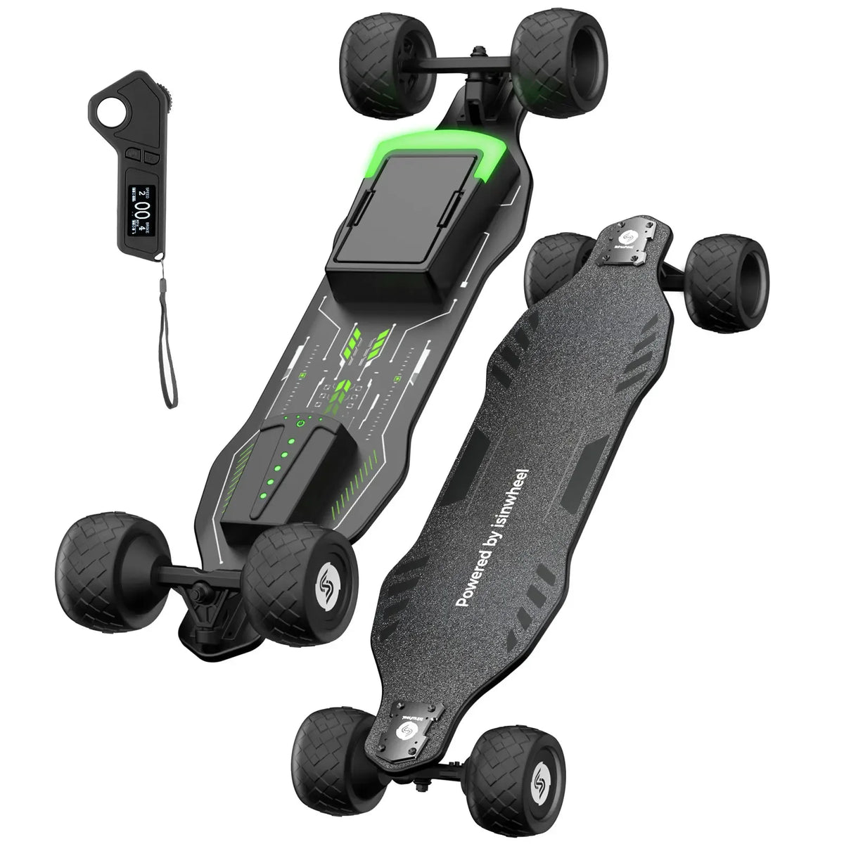 Isinwheel V8 Dual Motor Electric Scooter 600W 37V Battery