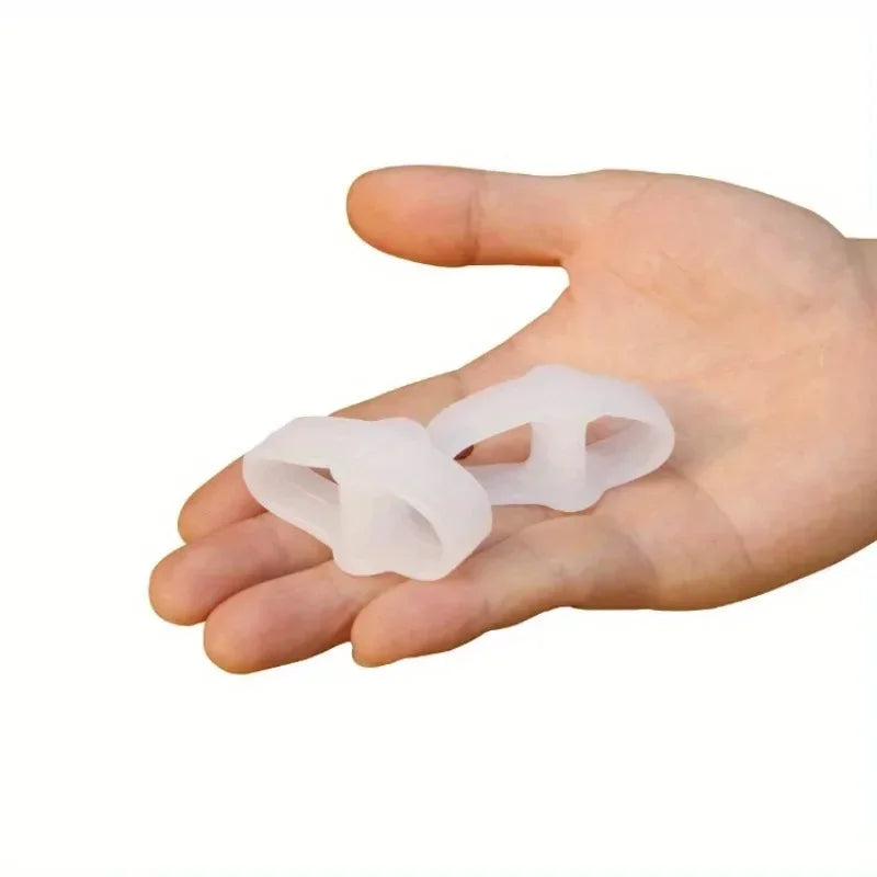 Silicone Double Loop Toe Separators Cushions For Daily Foot Care