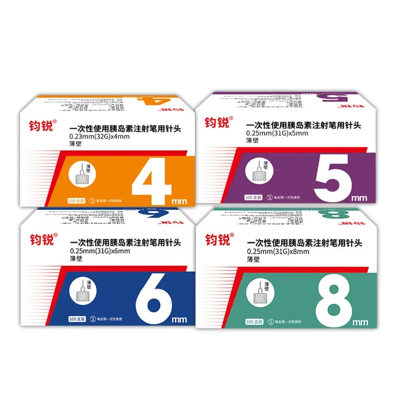 Wholesale Disposable Medical Consumables Sterilization Painless injection pen needle single use 32G 4mm 31G 5mm 31G 6mm 31G 8mm