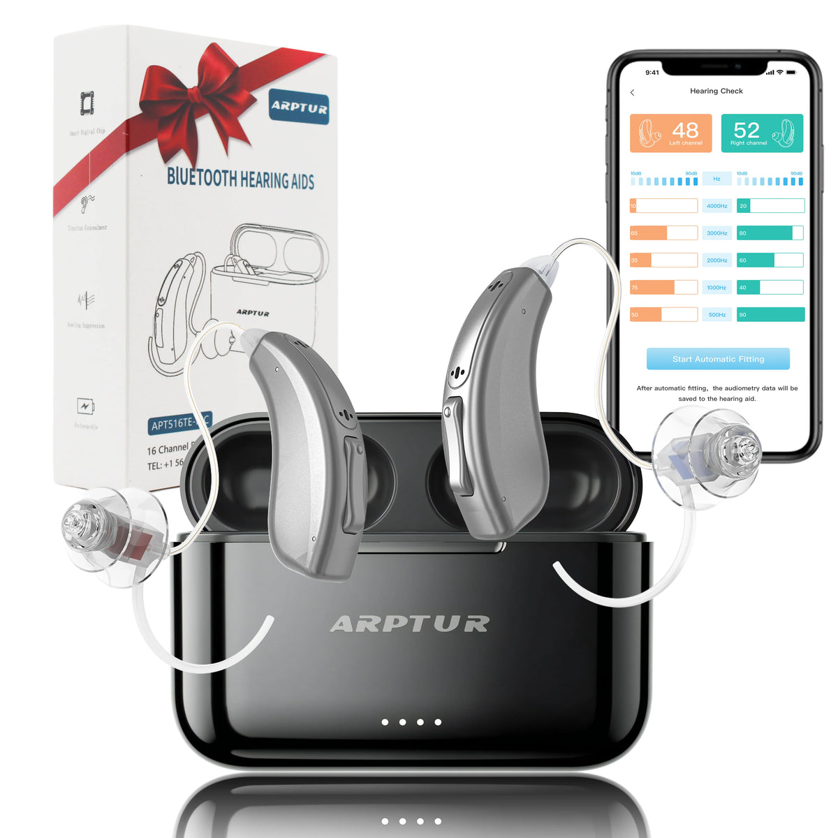Zepau Rechargeable Hearing Aids With App Control And Noise Cancellation