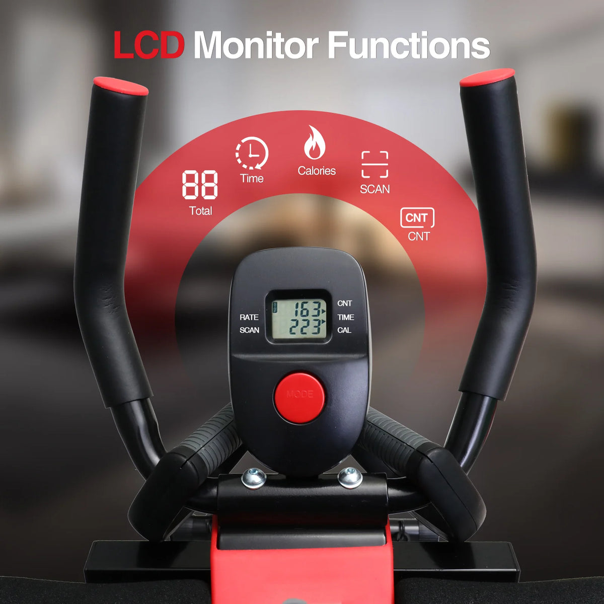 Abdominal Curling Exercise Machine Dual Track Foldable Home Gym Trainer