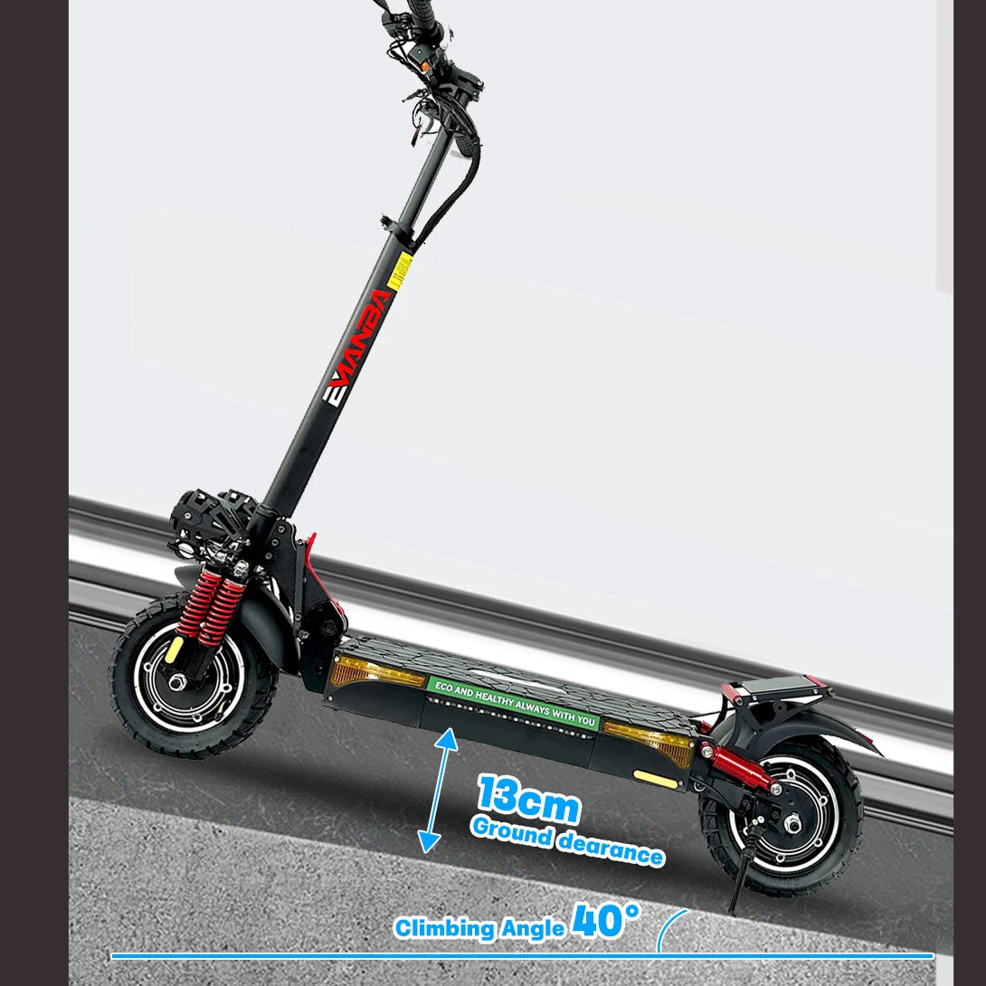 Emanba X4 Dual 800W Electric Scooter 50 To 60km Range