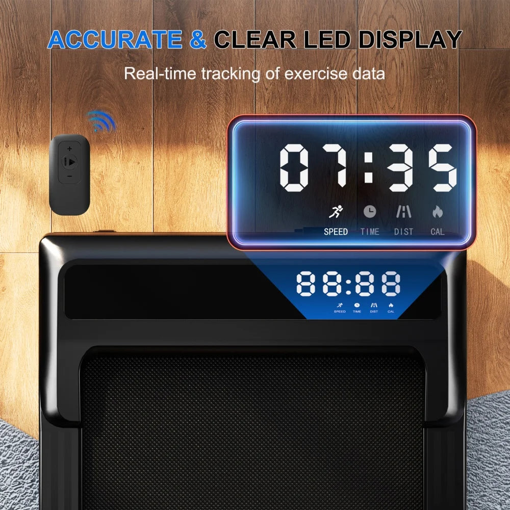 Superun Foldable Treadmill Six Percent Incline Bluetooth Two Point Five HP Motor